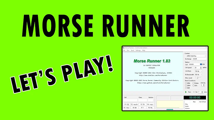 Let's Play Morse Runner! | Field Day Edition! | 2024 Lunch Practice Session 04