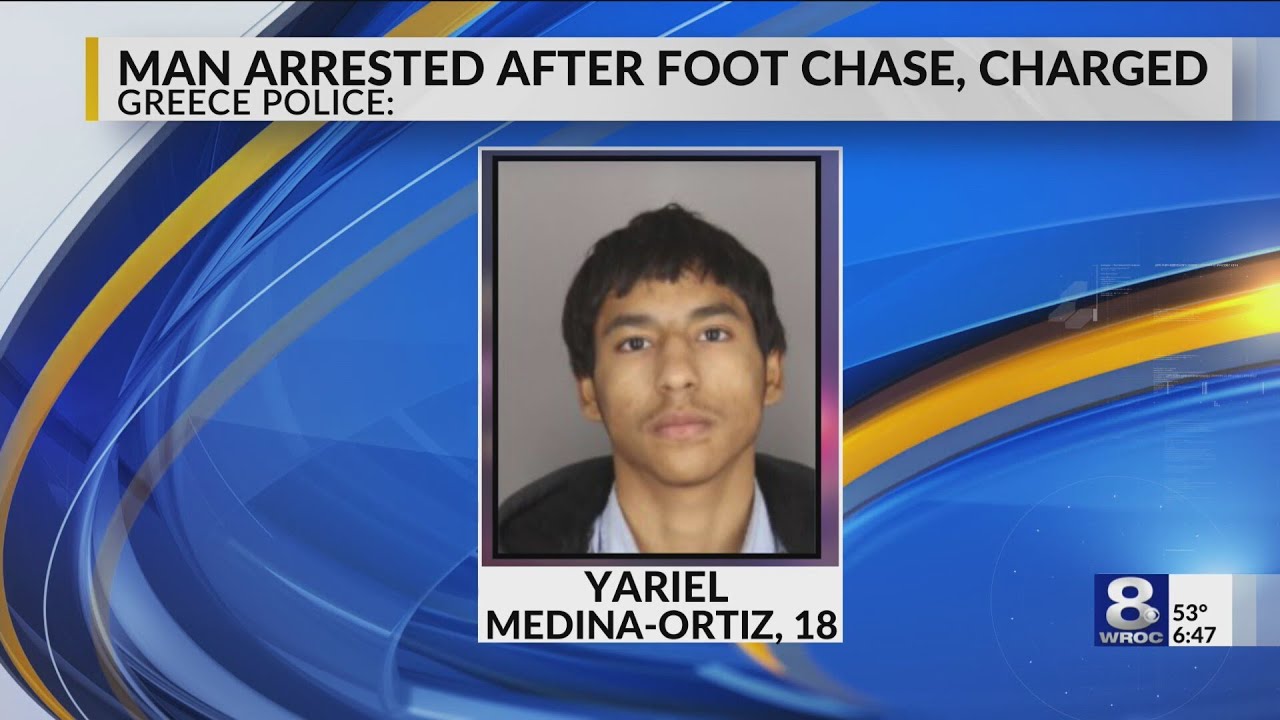 Greece Police: Man arrested after stolen vehicle chase - YouTube