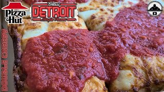 Pizza Hut® DETROIT STYLE PIZZA Review!  | DOUBLE CHEESY