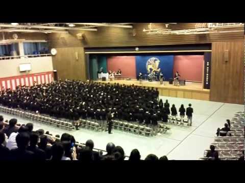 ３月９日の歌　山手学院高校　４２期　卒業式
