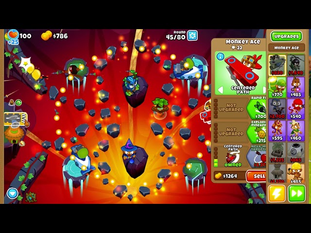 O ANEL INFERNAL COM BUFF PARECE HACK - Bloons TD 6 