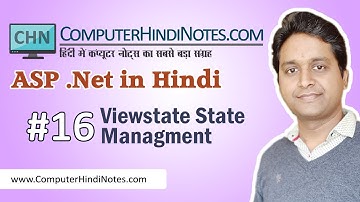 #16 Viewstate in ASP.NET (Hindi)