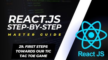First Steps Towards Our Tic Tac Toe Game  | React Component 2024