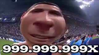 Christiano Ronaldo Siuuuu 999x speed meme Resimi