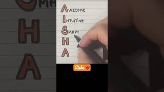 Meaning of the name AISHA #meaning #name #aisha