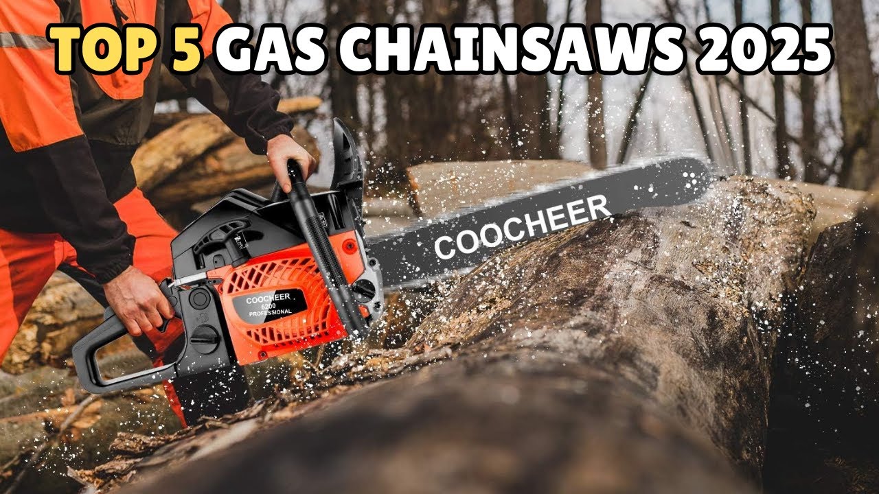 Top 5 Best Gas Powered Chainsaws of 2025 - YouTube