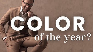 Color of the Year 2025: What Does Mocha Mousse Mean for Menswear?