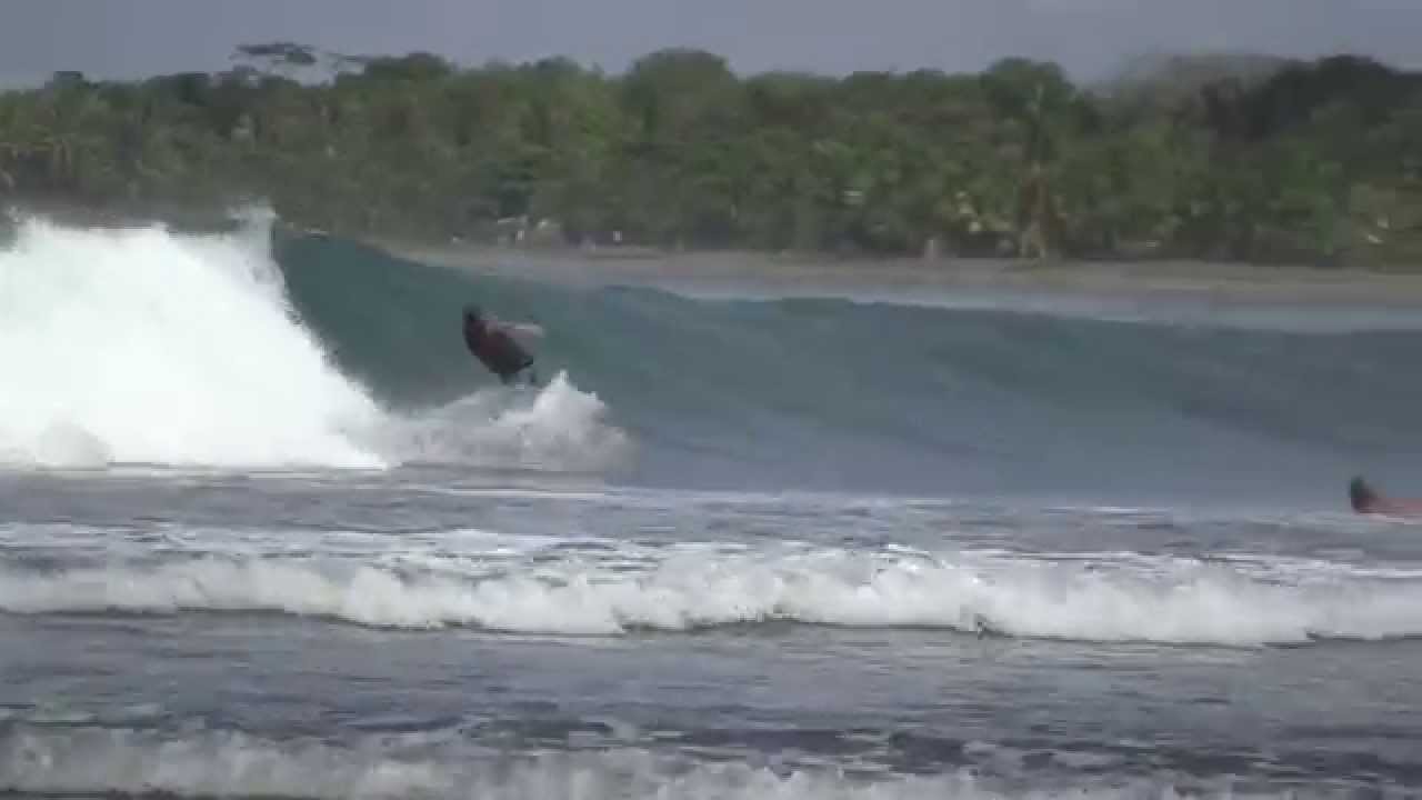 Best Wave at left point/Quepos YouTube