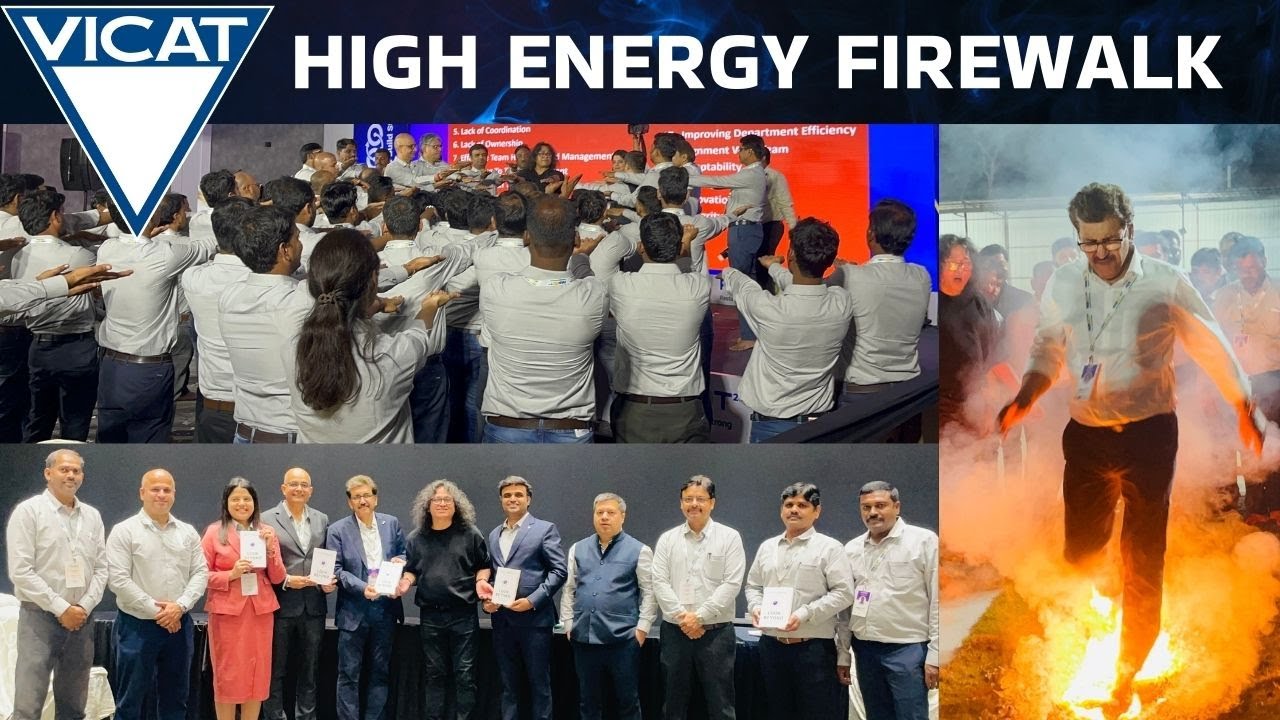 Firewalk Session for Vicat India at Hyderabad | High energy by Dr. PS Rathore