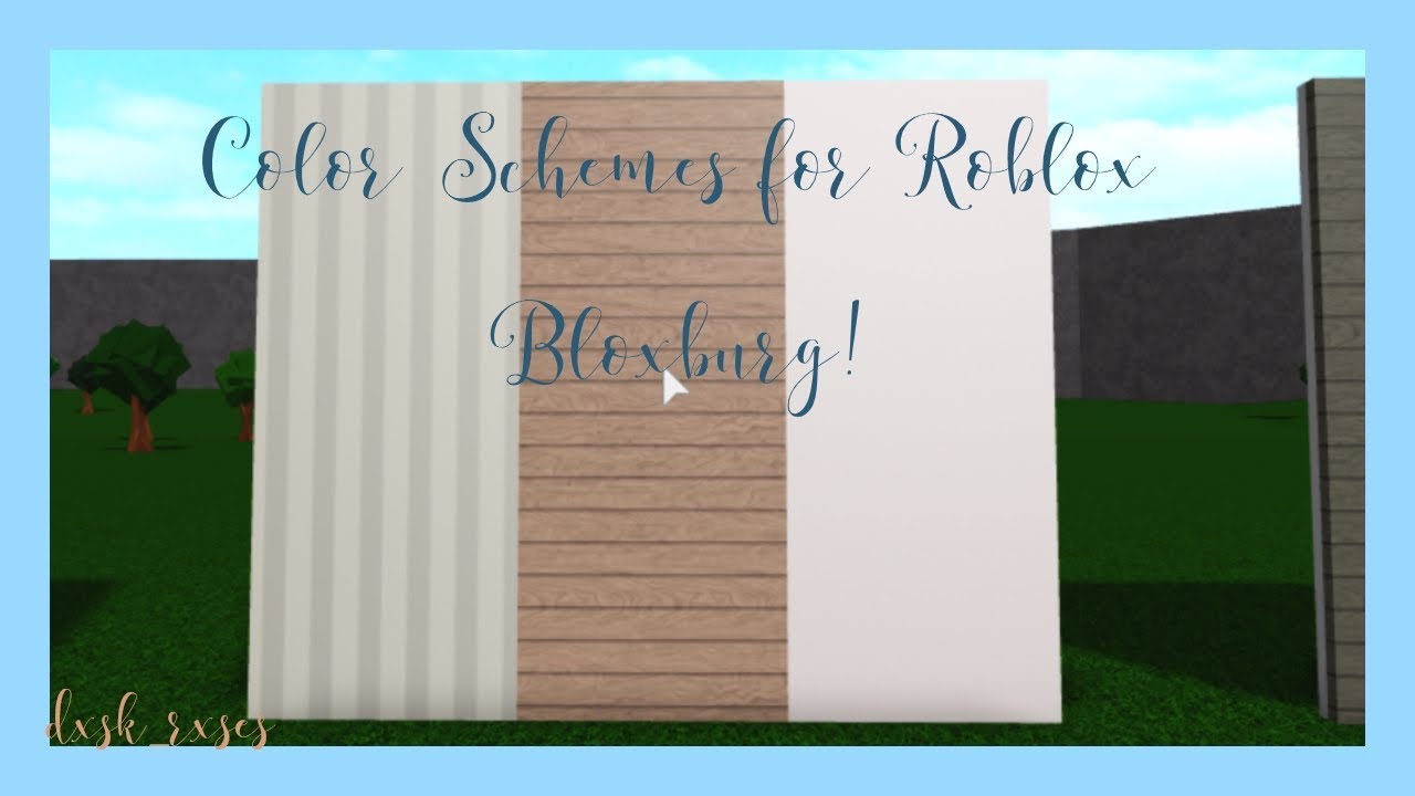 Color Schemes For Roblox Bloxburg Youtube Here are the best exterior house colour schemes plus an expert's tips for how to choose the best outdoor paint colour for your house. color schemes for roblox bloxburg