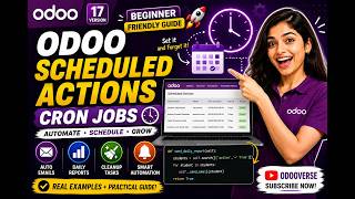 Odoo Scheduled Actions Explained | Cron Jobs Beginner Tutorial