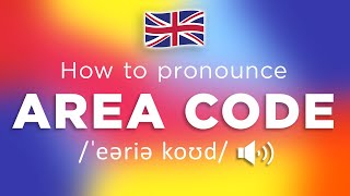 How To Pronounce Area Code (100% CORRECTLY!!)