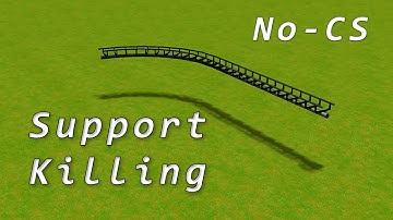 RCT3  Tutorial - Remove supports without Custom Scenery