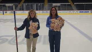 Flint Firebirds TeddyBear Toss and Clara's Hope Night 11/29/25