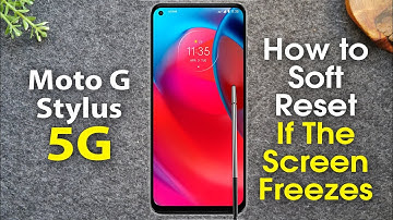 Moto G Stylus 5G How to Soft Reset If the Screen Freezes | Frozen Screen FIX