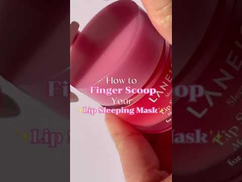 How To Scoop The LANEIGE Lip Sleeping Mask  BONIIK Korean Skincare