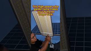 High-power solar energy storage garden lamp makes the night no longer dark #solarconverter #solar