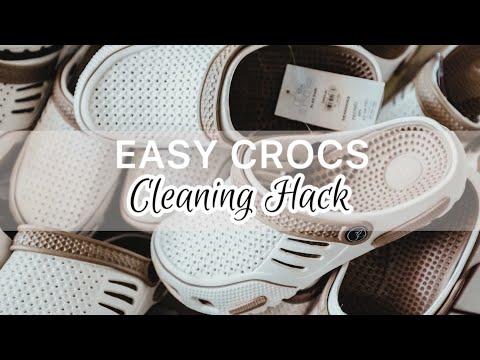 Video: 3 formas de limpiar Crocs