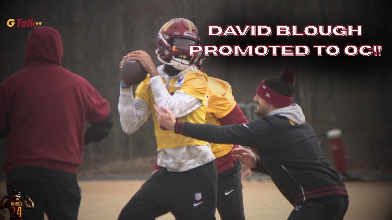 DAVID BLOUGH IS THE COMMANDERS' NEW OC: A GENIUS MOVE FOR JD5... OR A HUGE MISTAKE?