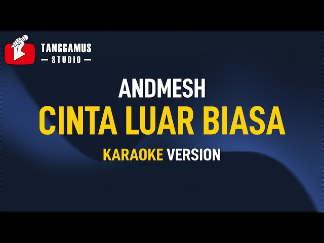 Andmesh - Cinta Luar Biasa (Karaoke) class=