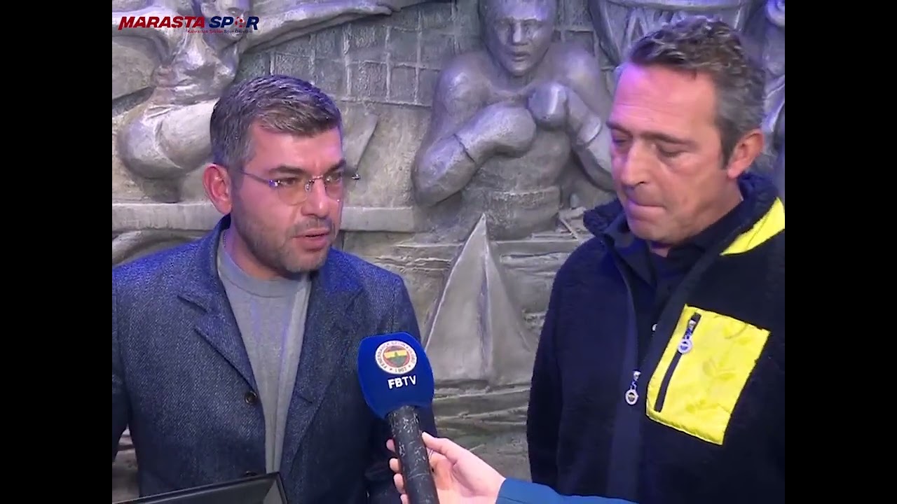 Kahramanmaraş İstiklalspor Başkanı Ahmet Gaffar Akarca, Ali Koç'u Ziyaret Etti