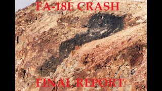 Final Report FA-18E Crash Death Valley, Ca