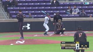 Purdue at Northwestern | HIGHLIGHTS | Big Ten Baseball | 04/10/2026