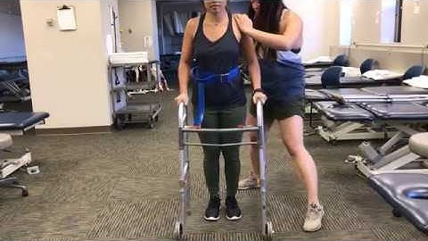 Gait Patterns with a Walker