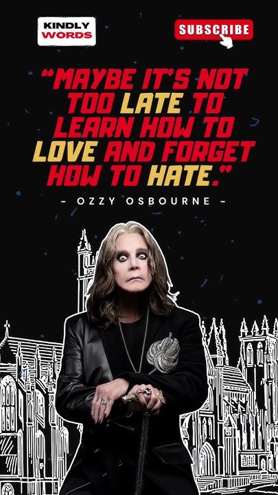 ozzy osbourne word