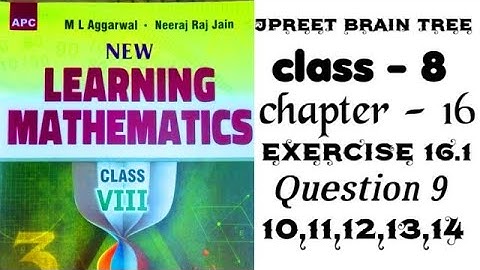 class 8   ml aggarwal chapter 16 data handling exercise 16.1 question 9 q 10 q 11 q 12 q 13 q 14