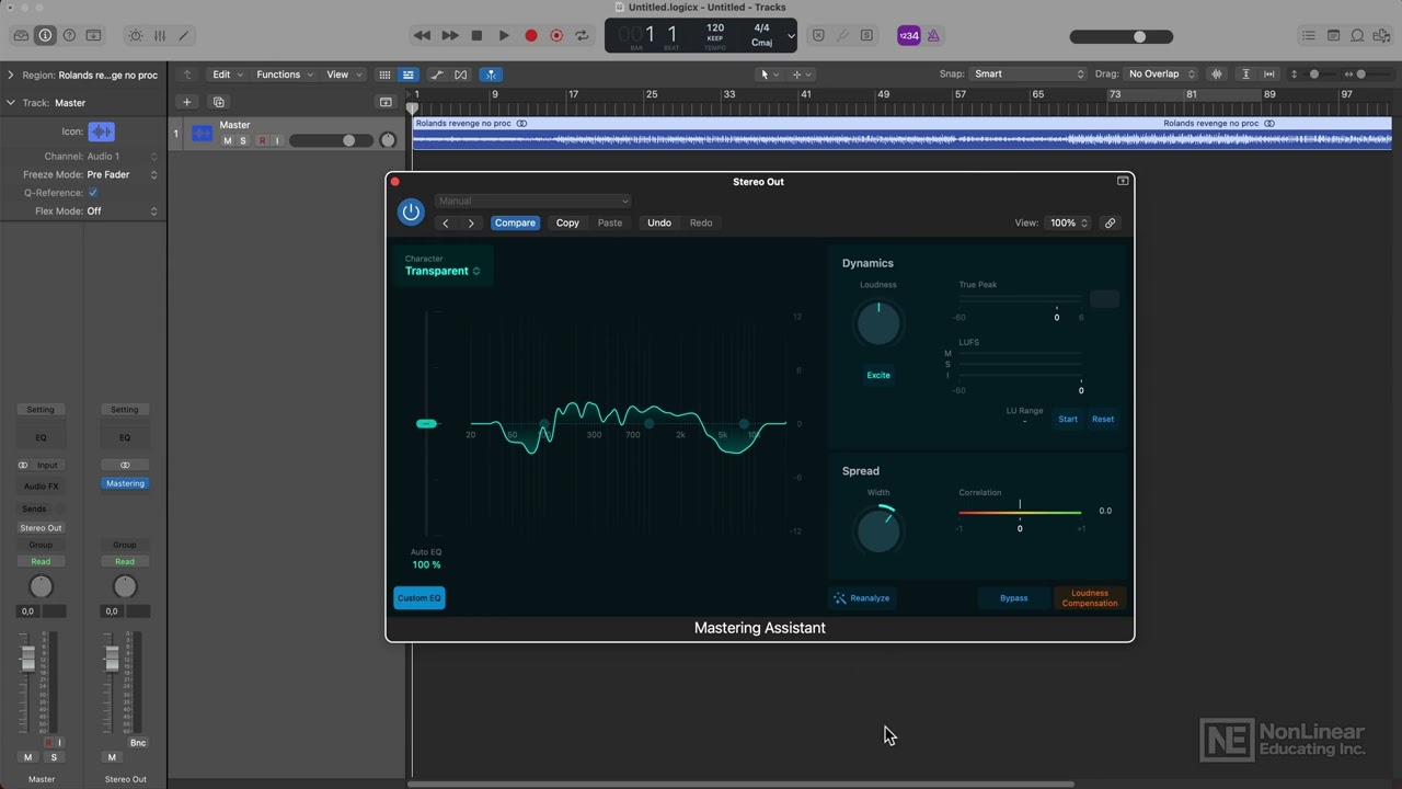 Logic Pro 303: Mastering Assistant In Action - Mastering Assistant