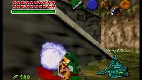 Bottle on B as Adult with Bombchu (Alternative Wall Method)