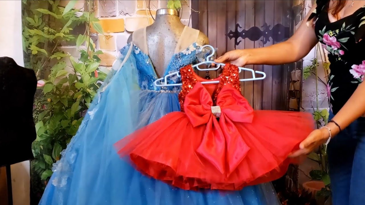 Como hacer vestido de niña con escote en V patrones gratis en todas las tallas