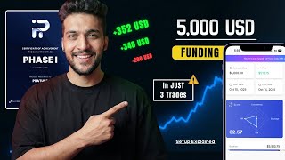 How I Passed $5K Phase-1 Funded Account in Just 3 Days | $100k Funding Challenge. #trading