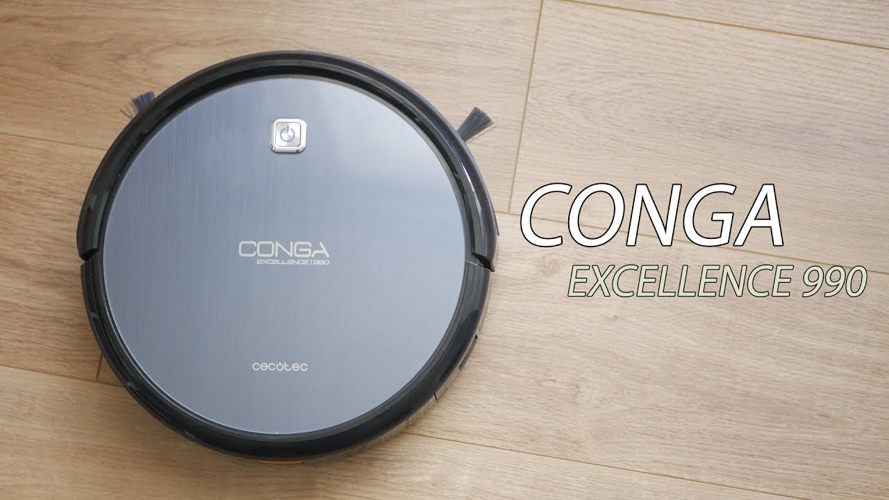 Conga Excellence 990, un robot aspirador de empresa española - YouTube
