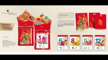 Lịch tết 2026 Sang Trọng & Ấn Tượng | In Bắc Việt