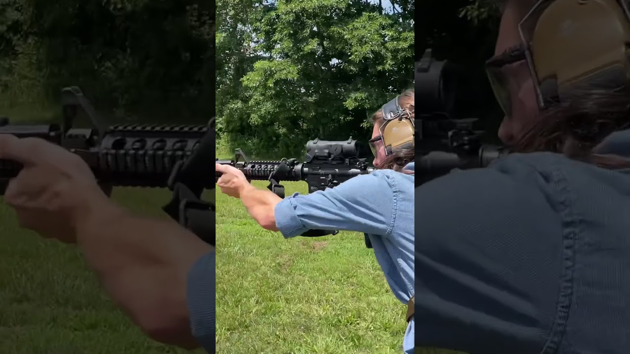 Cleaning up the drill with a retro rifle