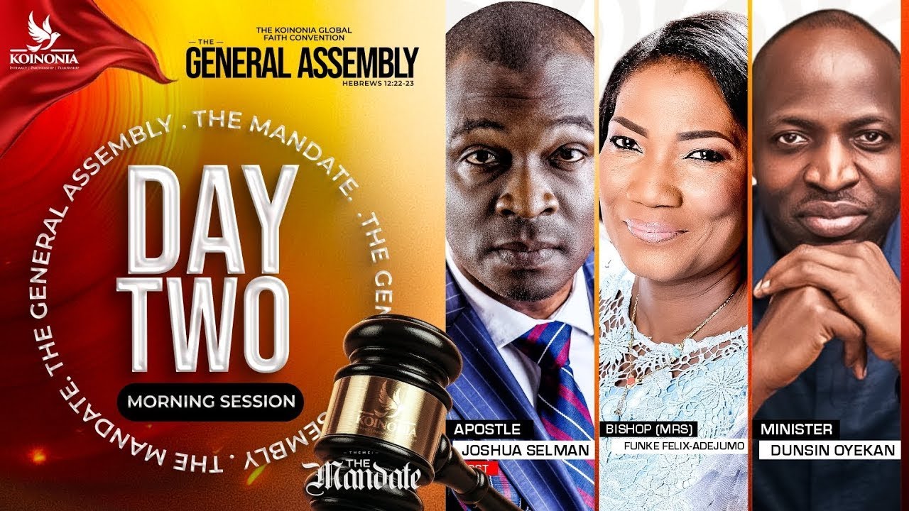 DAY 2 OF THE GENERAL ASSEMBLY [MORNING SESSION] with Apostle Joshua Selman