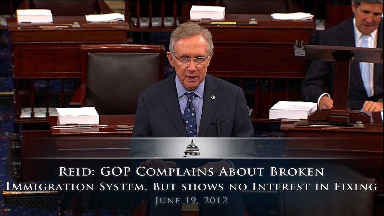 Reid: GOP Complains About Broken Immigration System, But Shows No Interest In Fixing It