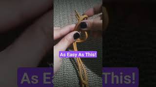 YOU CAN TRY THIS! ♾️ #shorts  #paracordbracelet #friendshipbracelet #handmade #infinity #knot