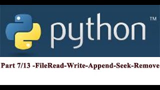 Part 7/13: Lessons on FileRead Write Append Seek Remove