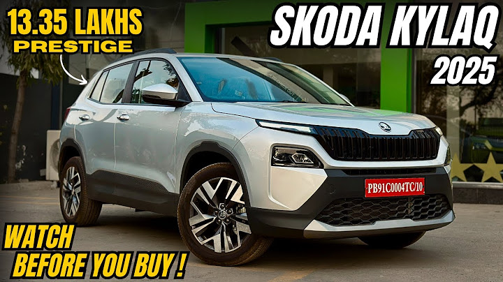 New Skoda Kylaq 2025 Prestige 6 Speed MT-Top Model🔥- Best Sub-4-Meter SUV! #skodakylaq #kylaq