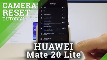 How to Reset Camera in HUAWEI Mate 20 Lite - Restore Camera Defaults