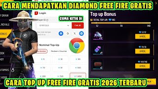 CARA MENDAPATKAN DIAMOND FREE FIRE GRATIS TERBARU 2026 | CARA TOP UP FF GRATIS‼️