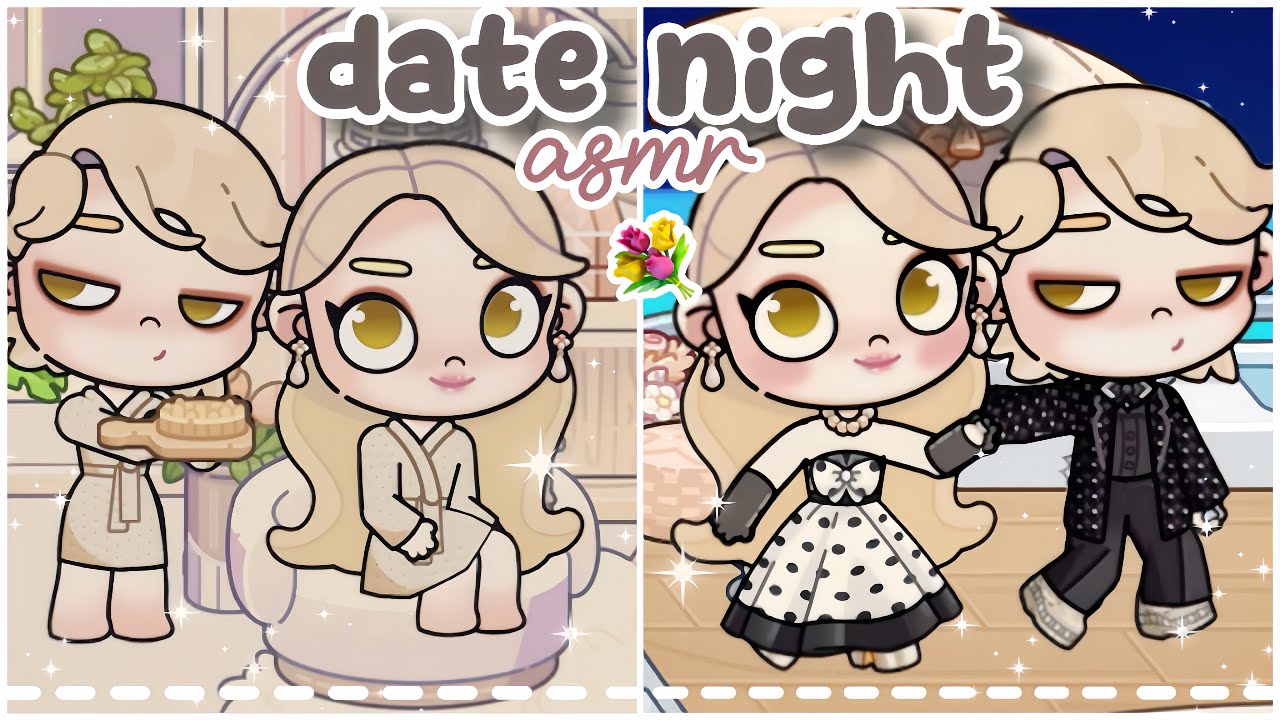Our Date Night Routine *ASMR* 💐🌃 | Avatar World