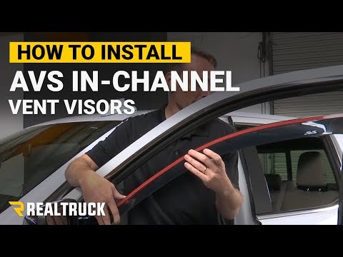 How to Install AVS In-Channel Vent Visors on a 2019 GMC/Chevy Truck