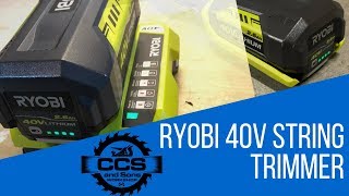 ryobi 40 volt string trimmer