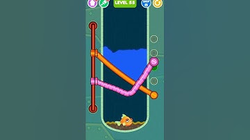 Save the fish 🐟 puzzle game level 55 : Android iOS Gameplay shorts