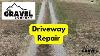 how to fix a muddy driveway with crusher run
