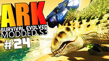 ARK Survival Evolved - BIONIC DODOREX, ULTIMATE INDOMINUS REX, WARDEN Modded #24 (ARK Mods Gameplay)
